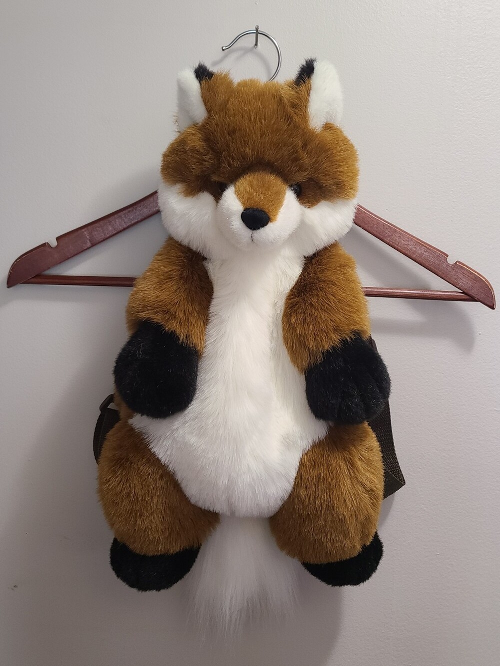 ✨️RARE Vintage 90s Mango Teddy Bear Co. Plush Fox Backpack✨️